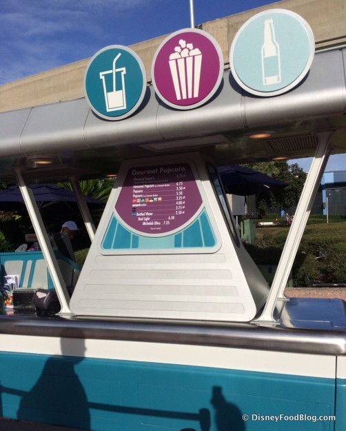 Gourmet Popcorn Cart in Epcot