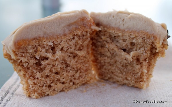 Inside the French Toastie cupcake