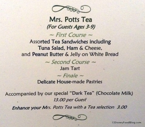 Mrs. Potts Tea package