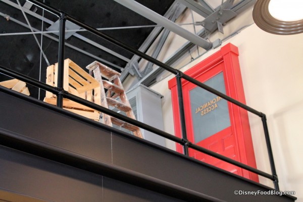 Upstairs at the Trolley Car Cafe