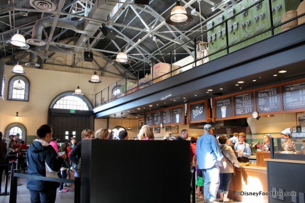 Inside the Trolley Car Cafe