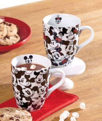 Mickey and Minnie Mouse Mugs
