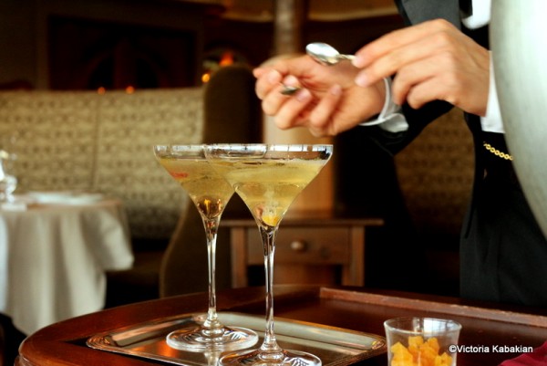 The dried apricot replaces the lost bubbles