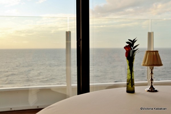 The view from our table