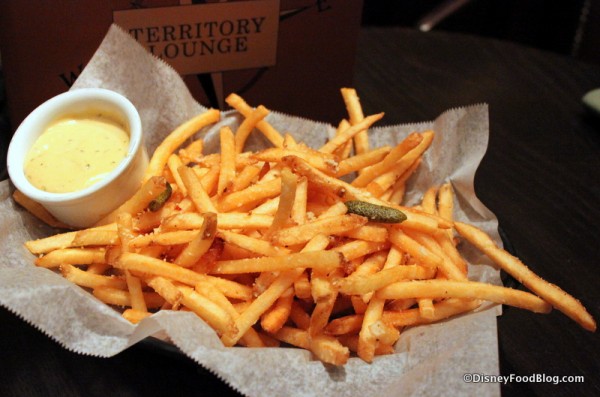 Truffle Fries with Roasted Garlic Aioli