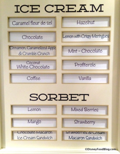 L'artisan des Glaces flavor sign