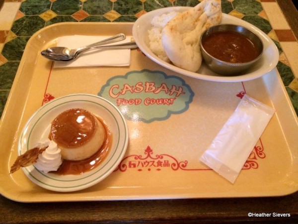 Chicken Curry and Flan