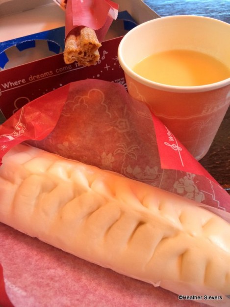Goyza Sausage Bun, Corn Soup & a Mickey Churro