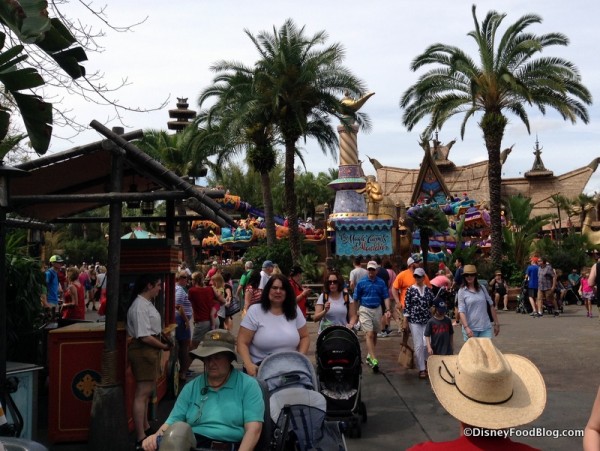 Egg Roll Wagon on the left