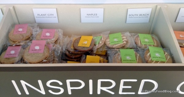 Part of the cookie selection at Flour and Sugar