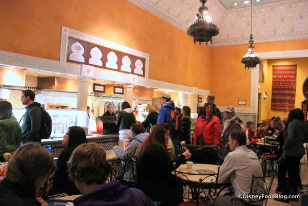 Ordering Counter and Seating Area