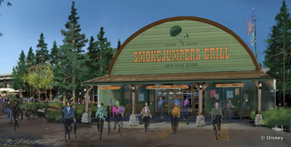 Smokejumpers Grill in Disney California Adventure