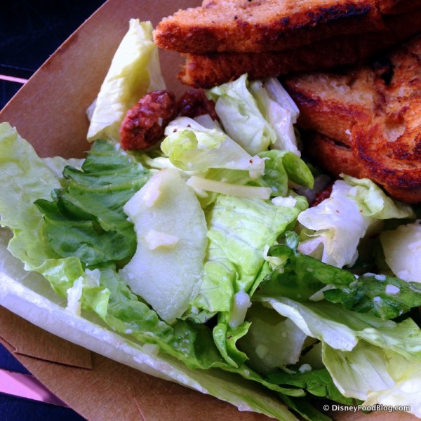 Side Salad with Grilled Cheese Sandwich