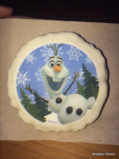 Olaf's Snowflake Crisp Rice Treat