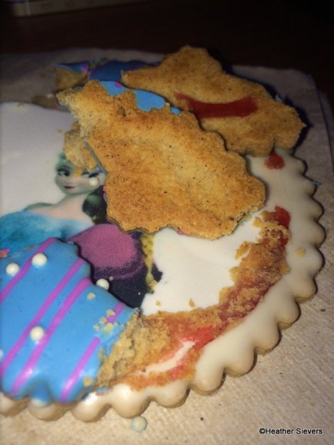 Dissected Royal Sisters Shortbread Cookie