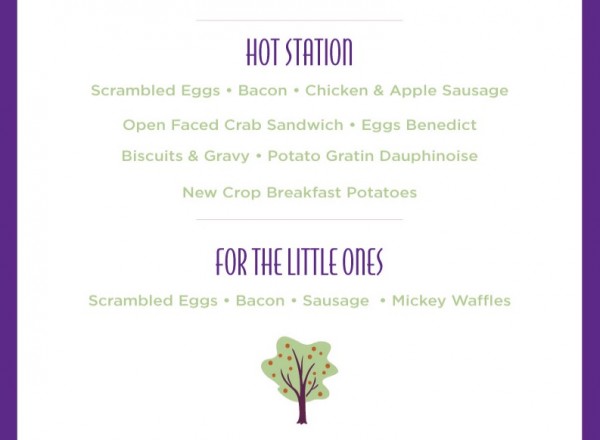 Garden Grove Mothers Day Breakfast Menu