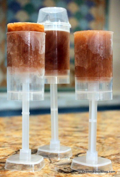 Ice Pop Grand Marnier Peach Cocktail: Grand Marnier Peach Raspberry, Vodka, Iced Tea