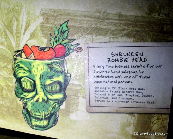 Shrunken Zombie Head