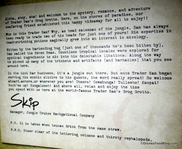 The story of Trader Sam's Grog Grotto