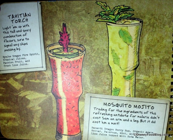 Tahitian Torch and Mosquito Mojito