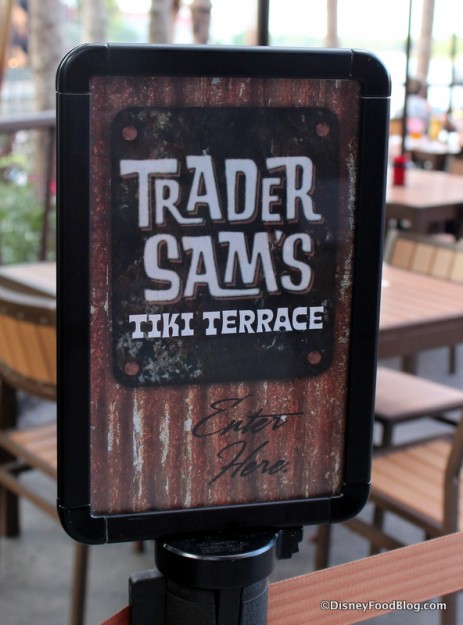 Tiki Terrace Entrance