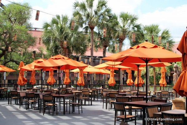 Trader Sam's seating pre-opening