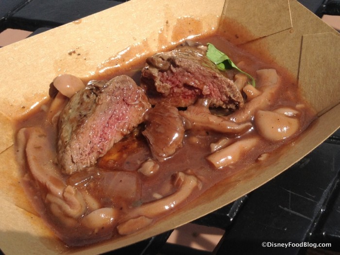 Close-Up of Seared Venison Loin