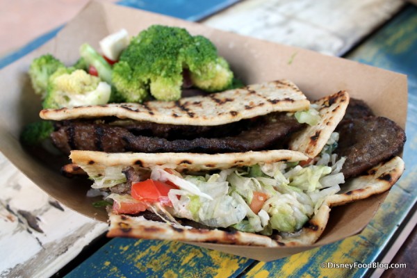 Ground Beef Kabob Flatbread