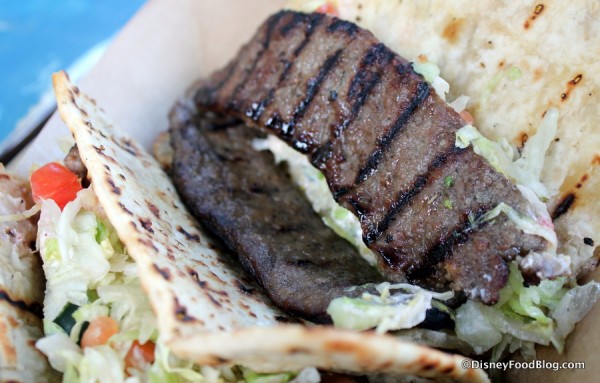 Ground Beef Kabob Flatbread