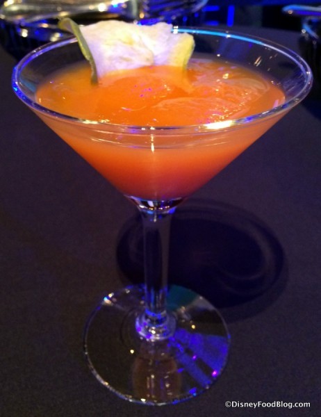 Crop Organic Meyer Lemon Vodka, Carrot Mango Juice and Citrus Sour Mix