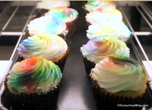 Tie-Dyed Cupcakes