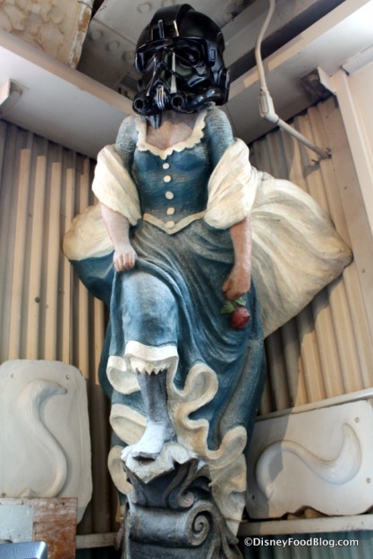 Backlot props redecorated