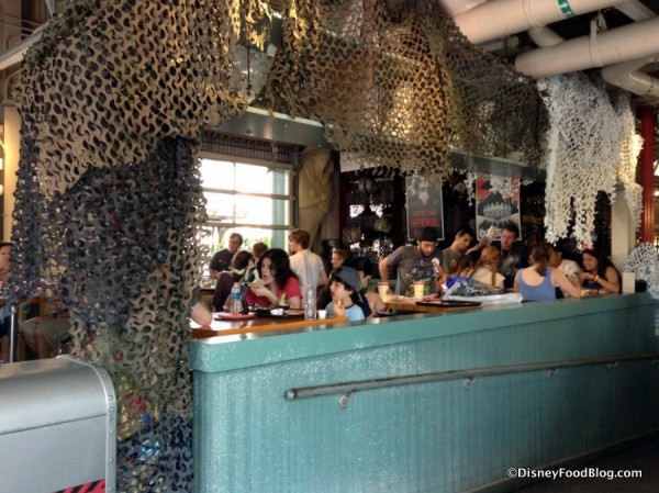 Part of Backlot Express transformed