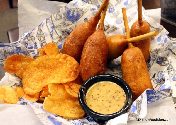 Lightsaber Bites with house made chips
