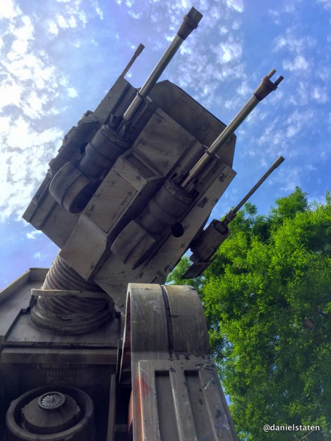 AT-AT outside of Star Tours attraction at Hollywood Studios