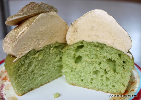 Inside the Jabba the Hutt Cupcake