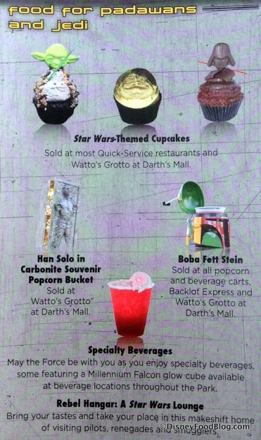 Star Wars snacks for Star Wars Weekends