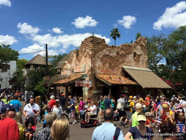 Location of Tamu Tamu in Animal Kingdom's Africa