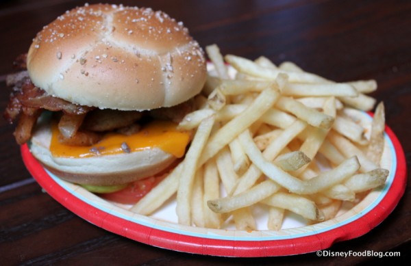 1/3 Pound Angus Onion Straw Bacon Burger