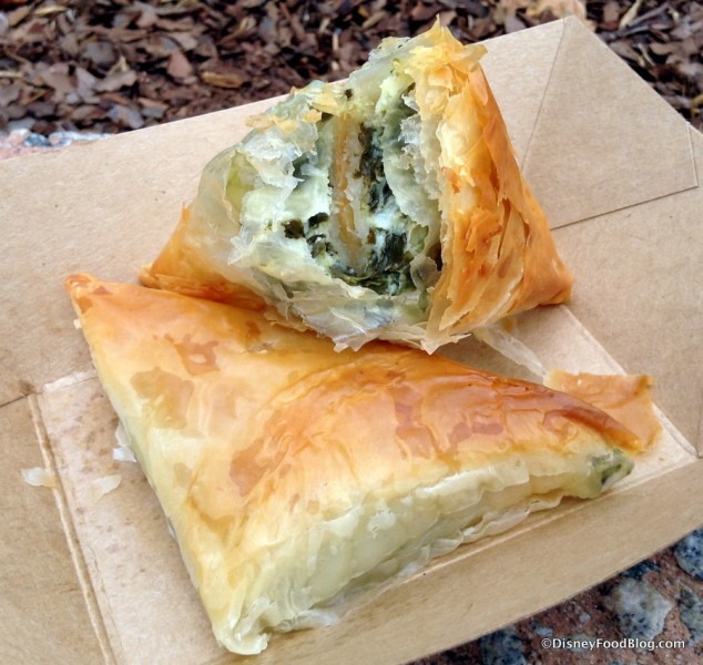 Spanakopita Cross-Section