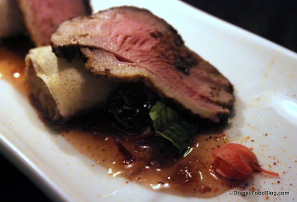 Confit Duck Strudel -- Up Close