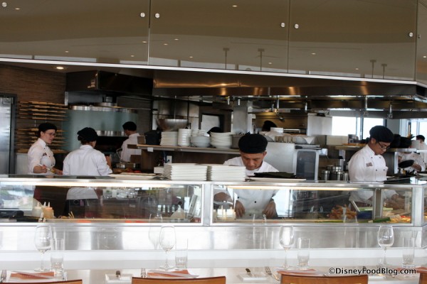 Prepping for Dinner Service