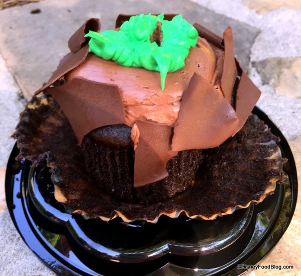 Cupcake with Cotton Top removed