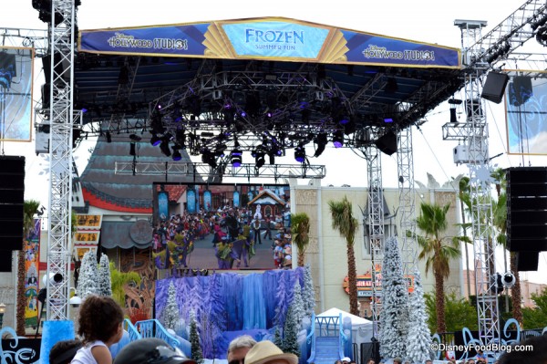 Center Stage During The Frozen Welcoming Ceremony