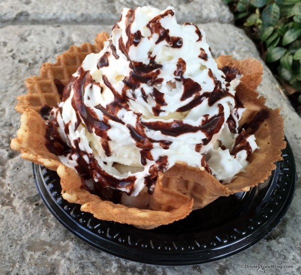 Waffle Bowl Sundae
