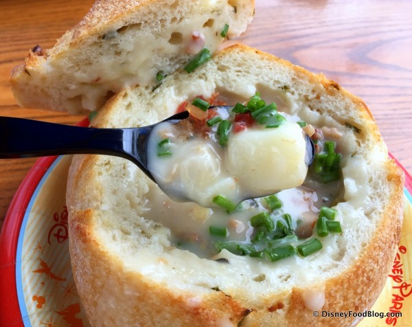 Clam Chowder in a Bread Bowl -- A Closer Look
