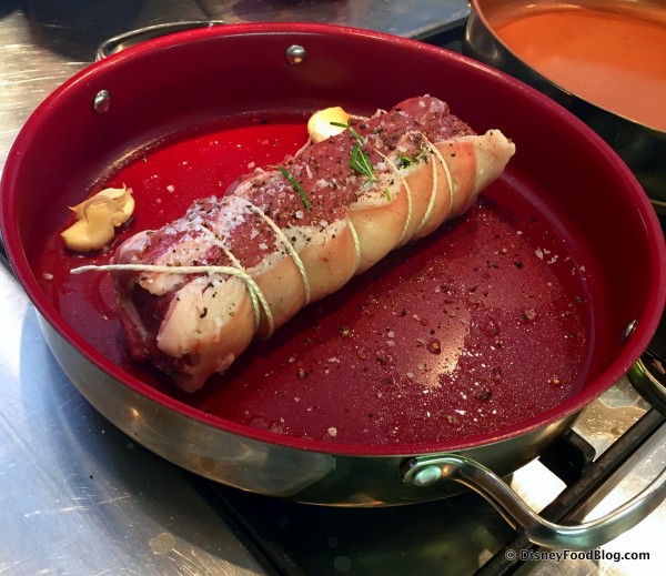 Preparing Linda's Lamb Dish