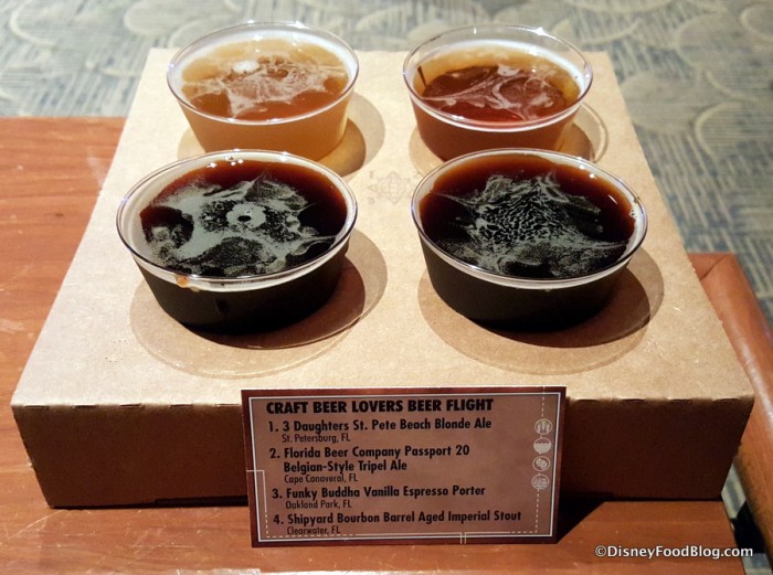 Craft Beer Lovers Flight