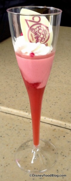 Strawberry Basil Champagne Toast