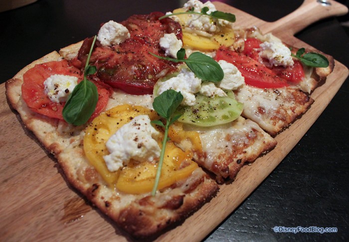 Caprese Flatbread at Territory Lounge